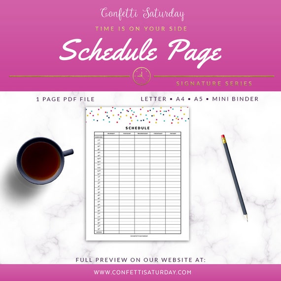 easy downloadable get done time chart