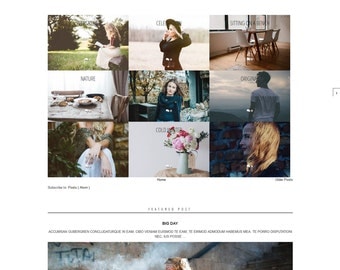 Blogger Template responsive - Grid Layout - Blogspot Theme Design - Blog Website - premade blogger theme - ADDA Template - Instant Download