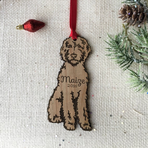 Goldendoodle personalized Christmas Ornament labradoodle