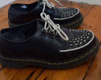 Vintage rare Leather Creeper Dr Martens