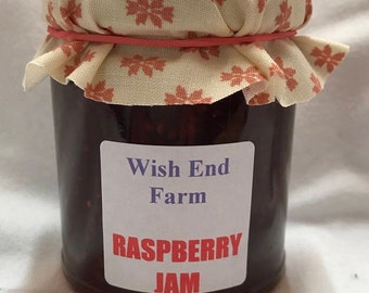 Raspberry Jam, Homemade Jam, 200g (7oz) Jar, Food Gift, Afternoon Tea, Jam Gift, Teacher Gift, Burthday Gift, Hostess Gift