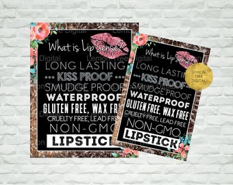 Lipsense flyer | Etsy