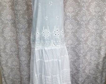 Beach Wedding Dress, White Cotton Boho Wedding Dress, Casual Beach Wedding Dress, Simple White Wedding Dress, Boho Cotton Dress