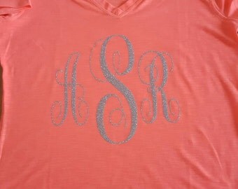 mlb monogram tee