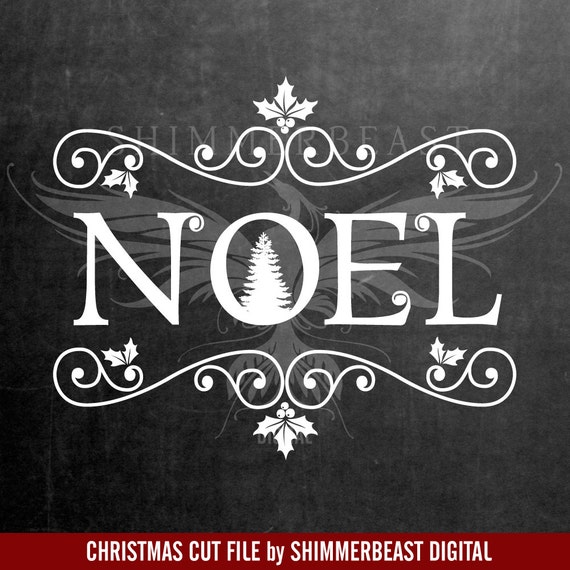 Download Christmas SVG Cut File Noel svg Vintage Christmas svg
