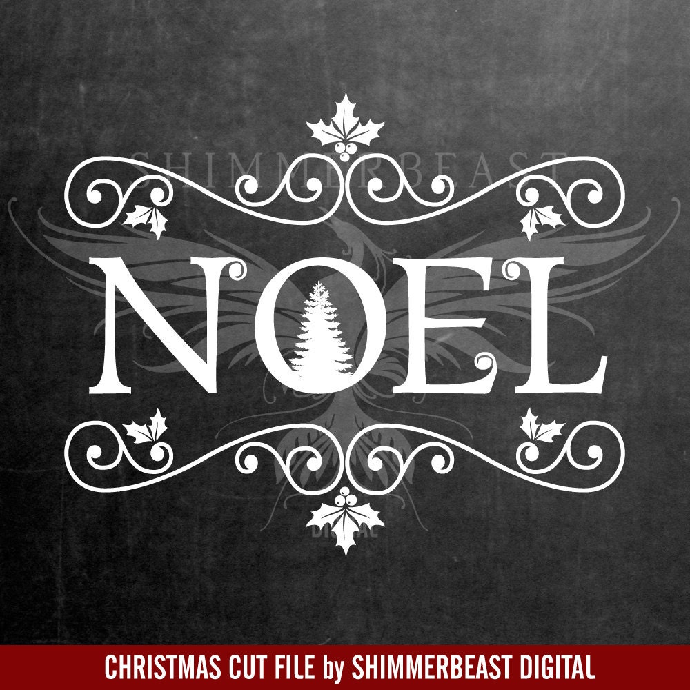 Download Christmas SVG Cut File | Noel svg | Vintage Christmas svg | Christmas sign svg | Christmas SVG ...