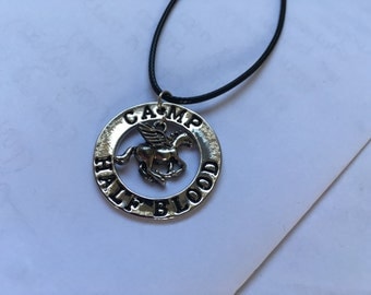 Percy Jackson "Camp Half Blood" necklace