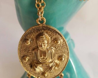 Large Vintage Buddha Pendant
