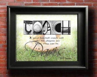 Baseball Coach Gift, Gift for Coaches, Baseball Mom, Gifts For Coach Quote, Baseball Coach Gifts, Baseball Coach Art, Coaches Gift PRINTABLE