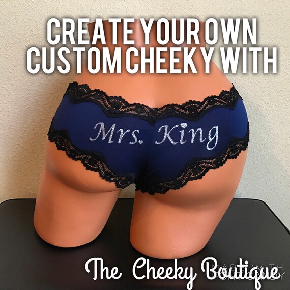 Custom Underwear, Personalized Panties, Bachelorette Gift Panties, Bride Panties, Wedding Panties, Brides Something Blue, Bridal Underwear