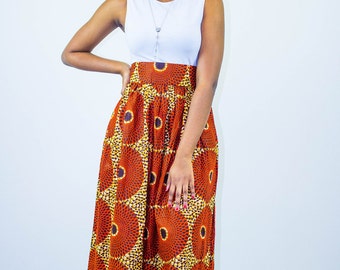 Maxi Skirt, africa Maxi Skirt, african prom dress, african fabric,ankara fabric, ankara dress, ankara skirt, ankara clothing