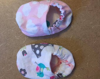 Reversible Baby Booties