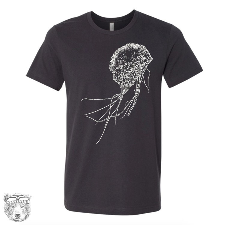 Mens JELLYFISH T-Shirt s m l xl xxl Color Options by ZenThreads