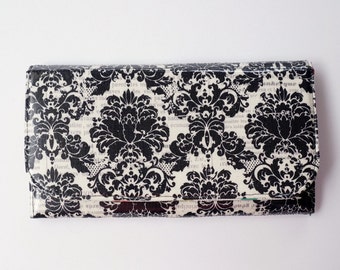 Designer wallet featuring Handmade fabric
