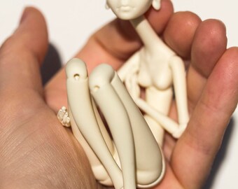 Tiny Tender Demon blank resin bjd