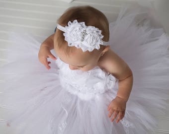 Baby girl Christening headband - First communion headband - White baptism Headband - White cross headband - White First Communion Headband