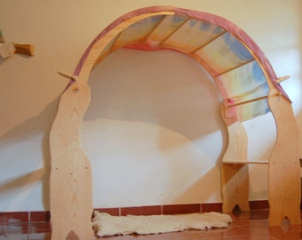 Waldorf Play stand / Wood Playstands / Play stands / Made to order