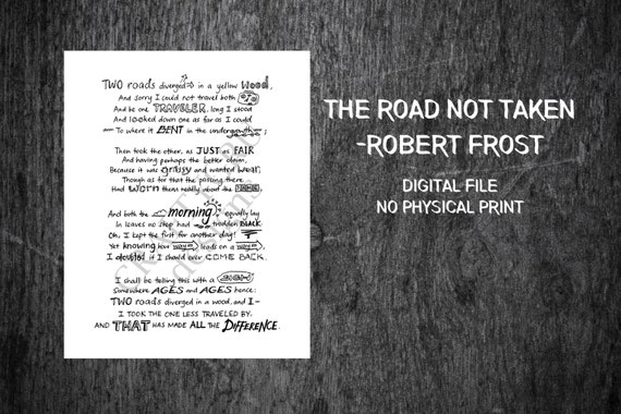 robert frost the road not taken summary