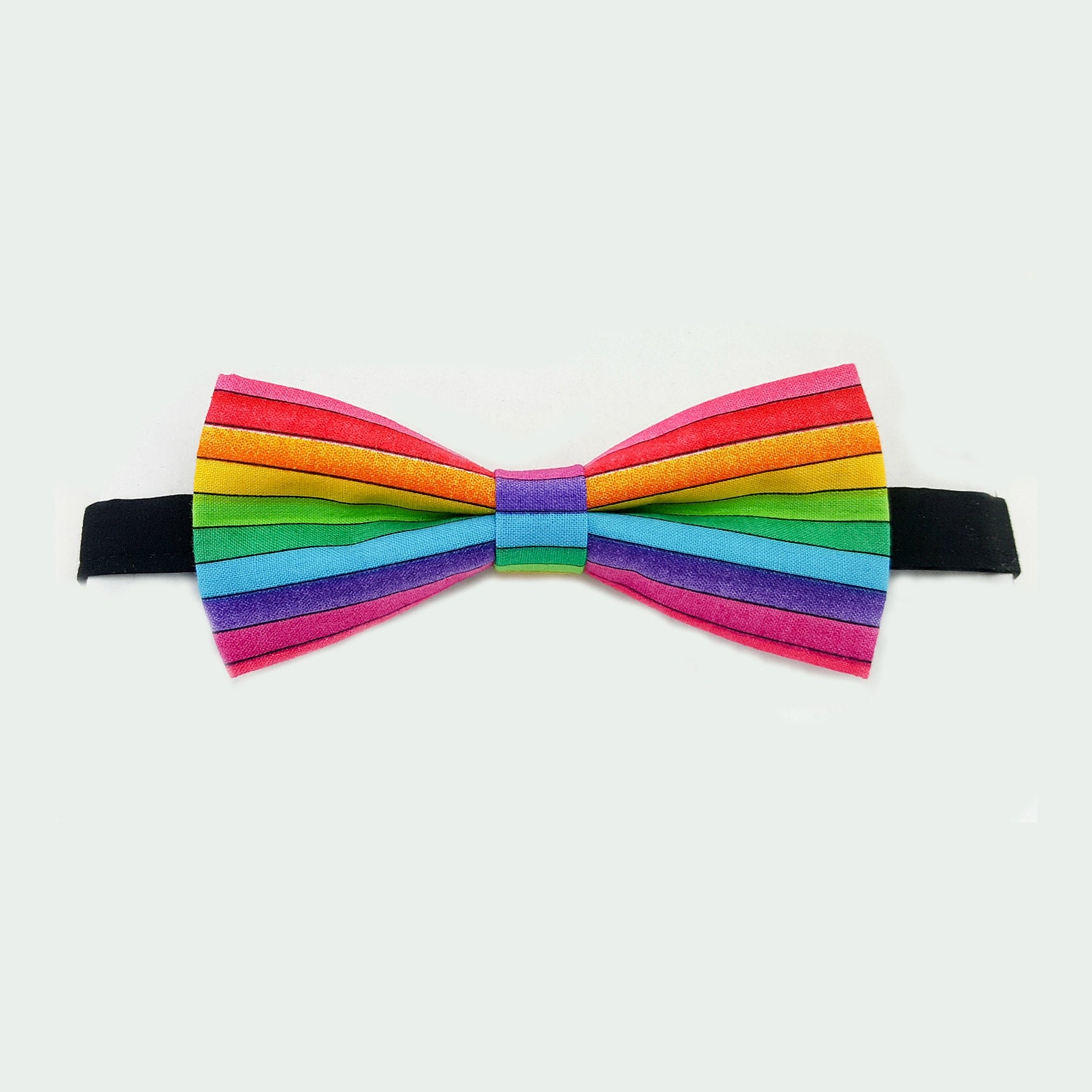Rainbow Men's Bow Tie Pride Accessory Rainbow Bow Tie