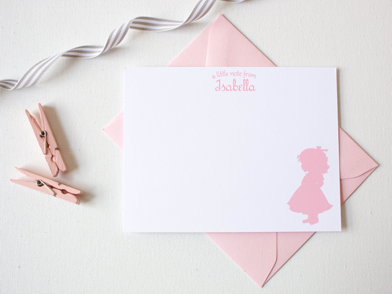 Personalized Stationary Personalized Stationery Girls