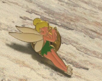 Tinkerbell Pin . Vintage Enamel Badge . Disney Pin . Lapel Pin . Tinker Bell Pin . Trading Pin .