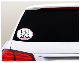 run, running, jogging, jog, jogger sticker 13.1, 26.2 car vinyl decal runner, marathon, 5k, 13.1, 26.2 car vinyl, window vinyl decal,sticker