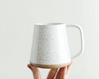Wake Mug - 2 to 4 week ship time - Handmade pottery mug, large mug for coffee or tea