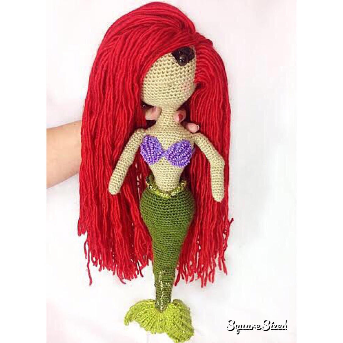 Ariel Little Mermaid Crochet PATTERN