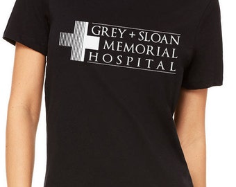 Grey's Anatomy T-Shirt | Grey + Sloan Memorial Hospital Shirt | Nurse Gift | Doctor Gift | Med Student Gift