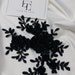Jewel Neck SUE SARTOR Flounce | Black/Ivory Piazza Embroidery