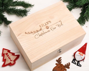 Christmas Eve box Gift, Memory Box, Keepsake Box, Night before Christmas Box, Gift Box, Personalized Gift