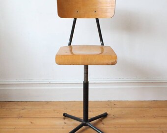 Vintage industrial adjustable chair