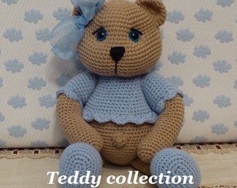 PATTERN: Teddy Collection Amigurumi Pattern in English and Spanish