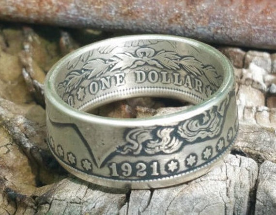 Morgan Silver Dollar Coin Ring