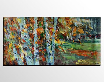 Oil Painting, Canvas Art, Original Painting, Abstract Painting, Abstract Art, Large Wall Art, Heavy Texture Oil Painting, Landscape Painting