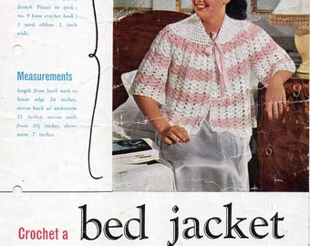 Bed jacket | Etsy