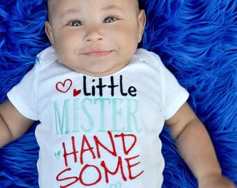 Little Mister Handsome - Valentines Shirt/Body Suit