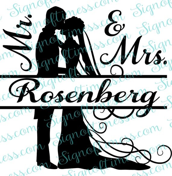 Download Wedding SVG, Split Wedding SVG. Mr and Mrs, Bride Svg ...