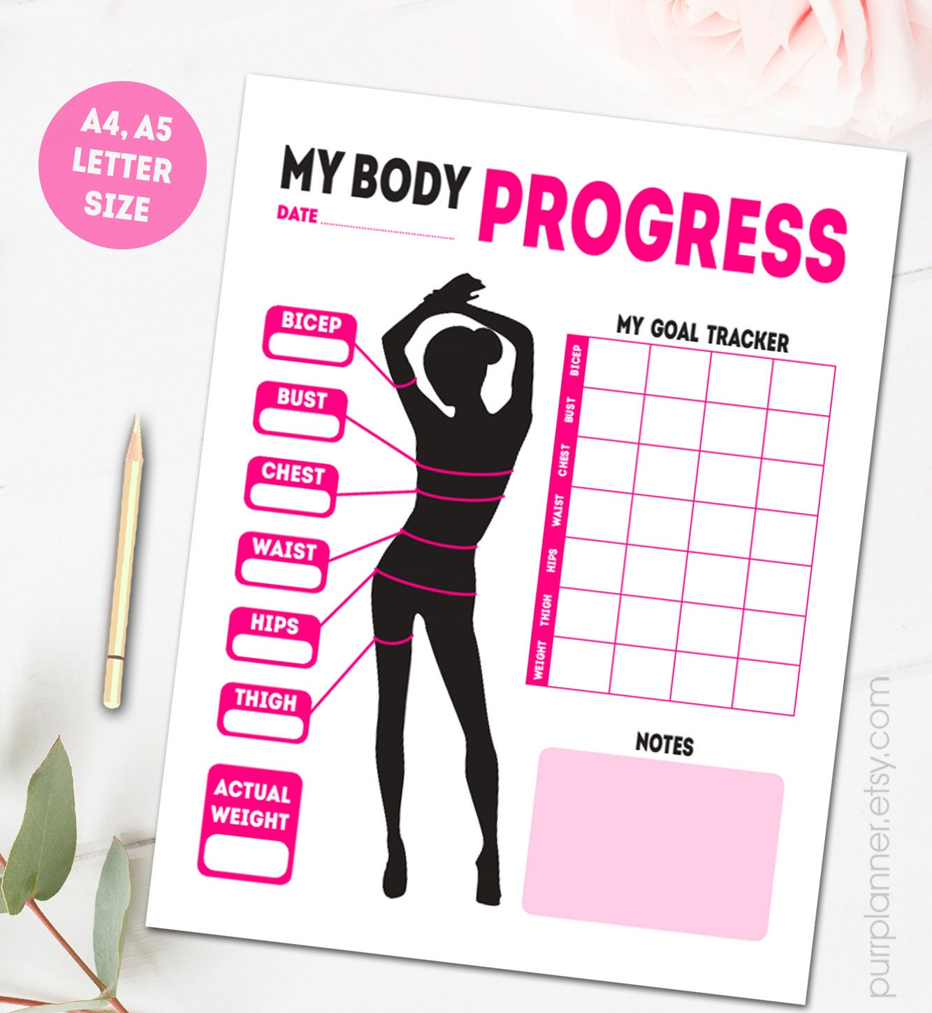 weight loss goal tracker excel