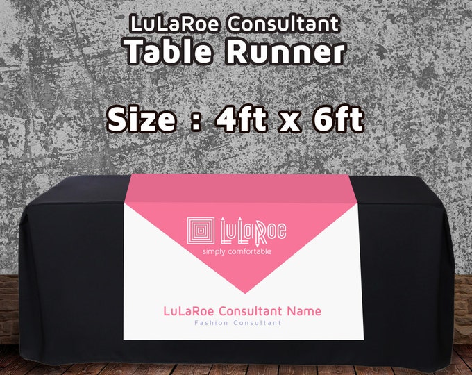 NEW 4ft Lualroe Table Runner • 8.8oz Polyester • Limited Quantity