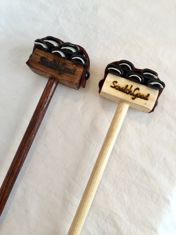 ScratchGood solid wood back scratcher with salon nails