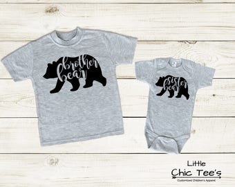 Matching Brother Bear Sister Bear, matching brother sister outfit, big brother little sister, big brother little sister matching outfit
