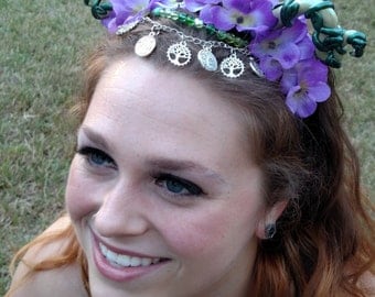 Mother Earth Flower Crown Headdress