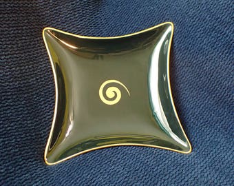 Black and Gold Lenox Candy Dish 3467-X-527
