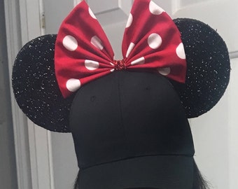 Minnie Mouse Ears Baseball Cap!