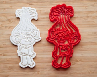 Princess Poppy, Trolls cookie cutters. Trolls cartoon.