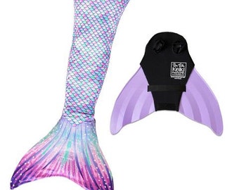 Mermaid Tail Aurora Borealis Pattern-Swimmable Mermaid Tail-Designer Mermaid Tail