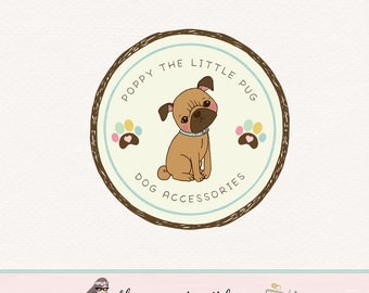 Pet grooming logo | Etsy