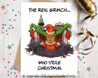 Christmas Cards, Funny Holiday Card, Funny Christmas Card, Holiday Cards, Funny Greeting Card, Donald Trump, President Elect, Card for Her