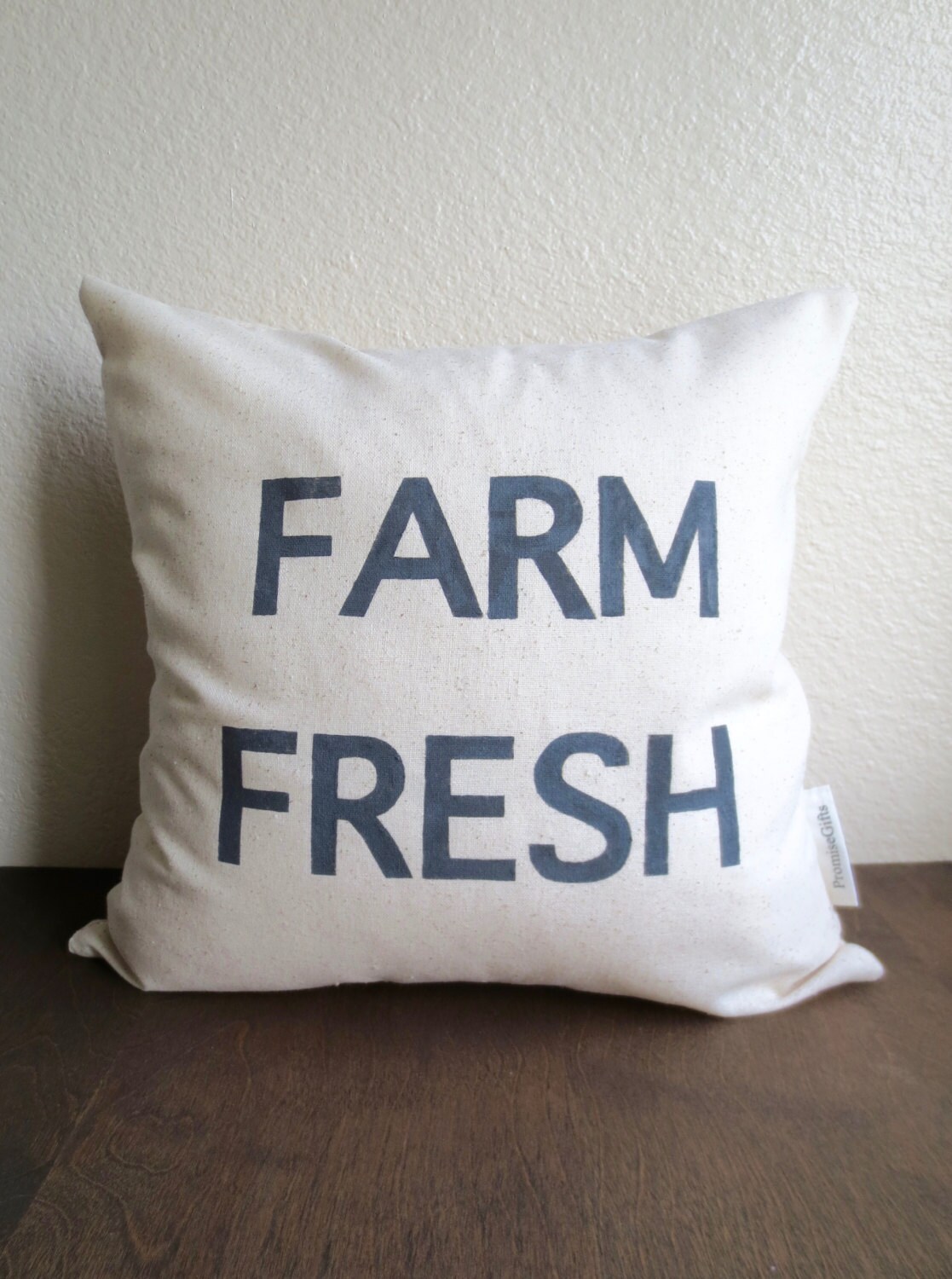 Throw Pillow FARM FRESH Pillow Cover Home Decor Farmhouse